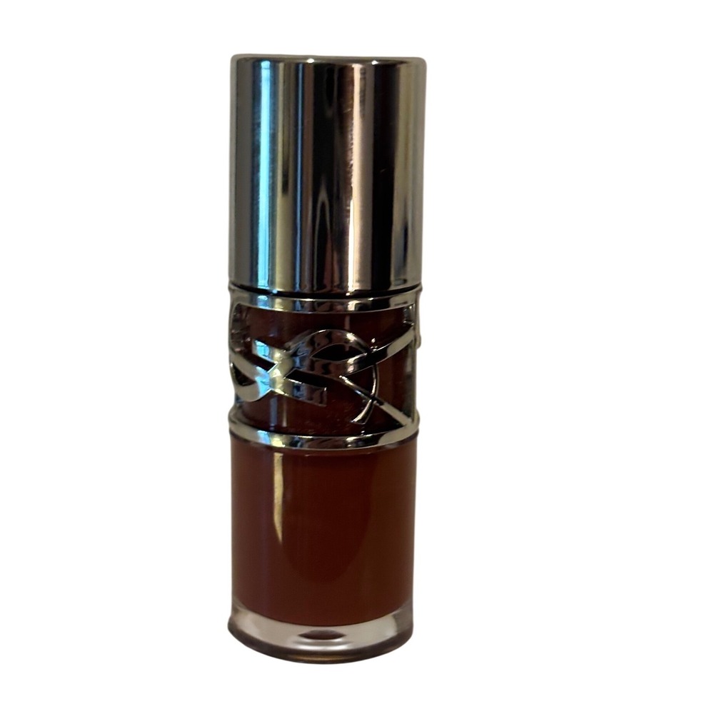 YSL Loveshine Plumping Lip Oil Gloss 04 Nude Pleasure 6ml Good Condition Brown‎